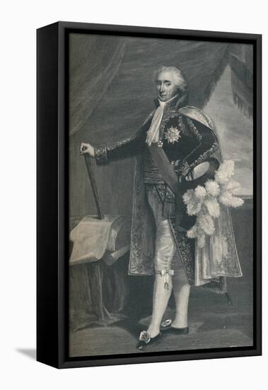 'Marshal Charles-Pierre-François Augereau, Duke of Castiglione', c1800, (1896)-T Johnson-Framed Stretched Canvas