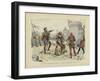 Marshal De Sancerre Had the Hostages Brought to the Foot of the Walls-Paul de Semant-Framed Giclee Print