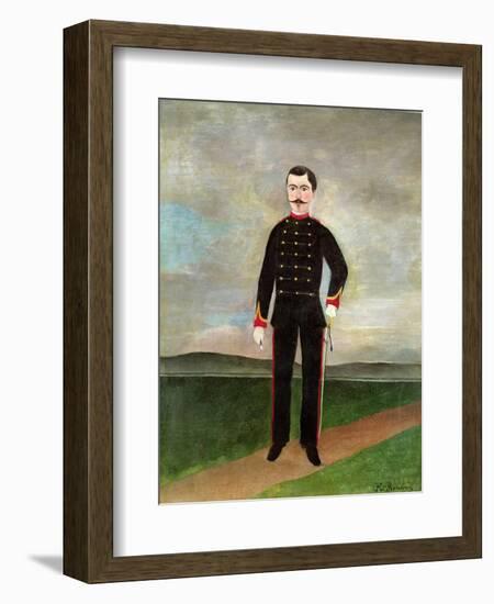 Marshal Des Logis Frumence-Biche of the 35th Artillery, C.1893-Henri Rousseau-Framed Giclee Print