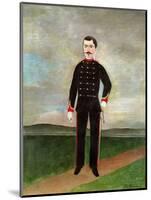 Marshal Des Logis Frumence-Biche of the 35th Artillery, C.1893-Henri Rousseau-Mounted Giclee Print