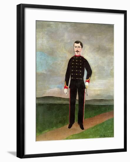 Marshal Des Logis Frumence-Biche of the 35th Artillery, C.1893-Henri Rousseau-Framed Giclee Print