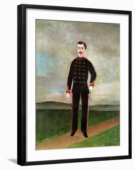 Marshal Des Logis Frumence-Biche of the 35th Artillery, C.1893-Henri Rousseau-Framed Giclee Print