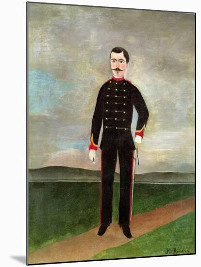 Marshal Des Logis Frumence-Biche of the 35th Artillery, C.1893-Henri Rousseau-Mounted Giclee Print