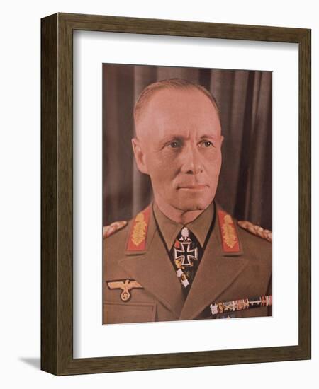 Marshal Erwin Rommel (1894-1944) from "Signal" Magazine, No. 17, First Edition of September 1942-null-Framed Premium Giclee Print