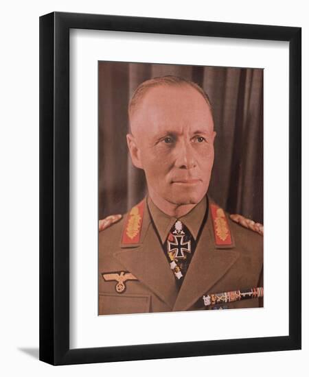 Marshal Erwin Rommel (1894-1944) from "Signal" Magazine, No. 17, First Edition of September 1942-null-Framed Premium Giclee Print