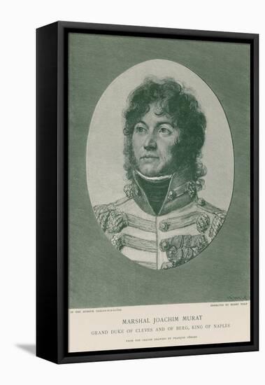 Marshal Joachim Murat-Francois Gerard-Framed Stretched Canvas