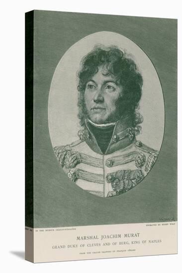 Marshal Joachim Murat-Francois Gerard-Stretched Canvas