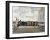 Marshal Joffre on Mission to Washington Inspecting Students of West Point, Spring 1917-Charles Edmund Brock-Framed Giclee Print