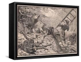 Marshal Lannes at Ratisbon-William Barnes Wollen-Framed Stretched Canvas
