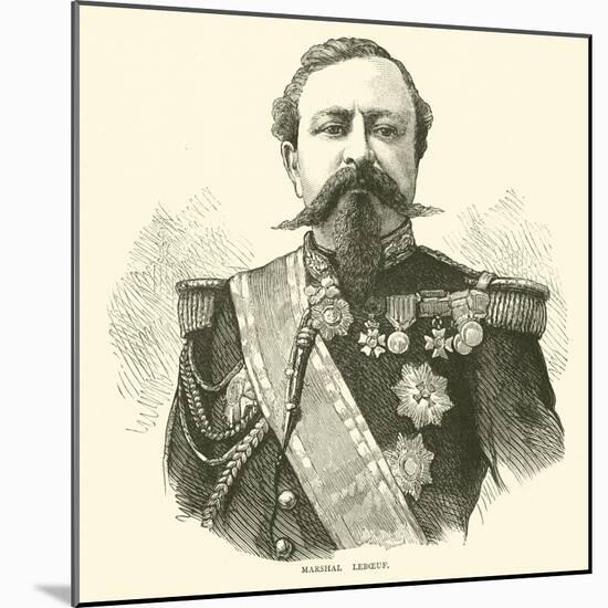 Marshal Leboeuf, 1871-null-Mounted Giclee Print