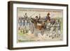 Marshal Massena at the Battle of Wagram, 1809-null-Framed Giclee Print