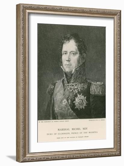 Marshal Michel Ney-Francois Gerard-Framed Giclee Print