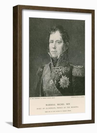 Marshal Michel Ney-Francois Gerard-Framed Giclee Print