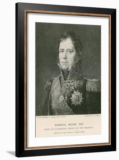 Marshal Michel Ney-Francois Gerard-Framed Giclee Print