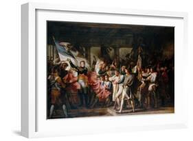 Marshal Ney and the Soldiers of the 76th Regiment of the Line Retrieve their Colors-Charles Meynier-Framed Giclee Print