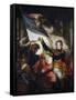 Marshal Ney Gives Back to the Soldiers of the 76th Line Regiment their Standards-Charles Meynier-Framed Stretched Canvas
