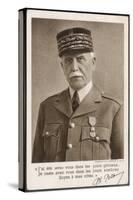 Marshal Philippe Petain a Propaganda Message in 1940-null-Stretched Canvas