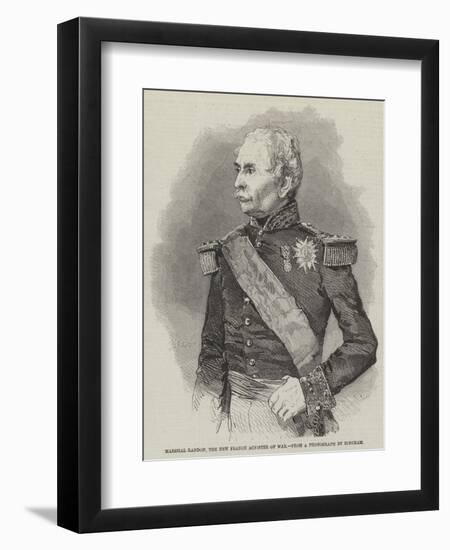 Marshal Randon, the New French Minister of War-Edmond Morin-Framed Giclee Print