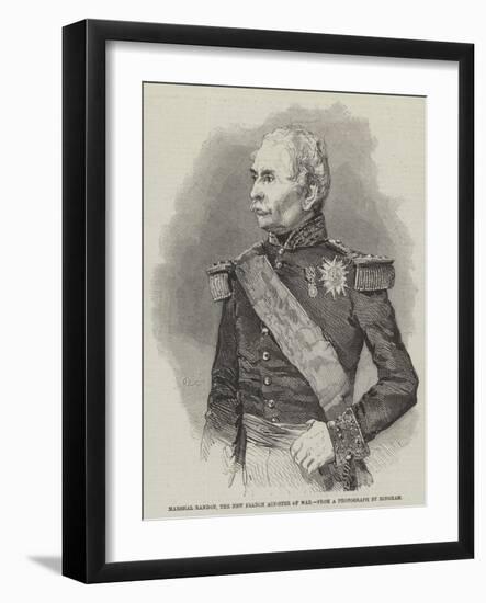 Marshal Randon, the New French Minister of War-Edmond Morin-Framed Giclee Print