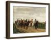 Marshal Saxe and His Troops, 1866-Jean-Louis Ernest Meissonier-Framed Giclee Print