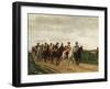 Marshal Saxe and His Troops, 1866-Jean-Louis Ernest Meissonier-Framed Giclee Print