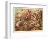 Marshal Villars at the Battle of Denain, France, 1712-Jean Alaux-Framed Giclee Print