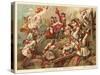 Marshal Villars at the Battle of Denain, France, 1712-Jean Alaux-Stretched Canvas