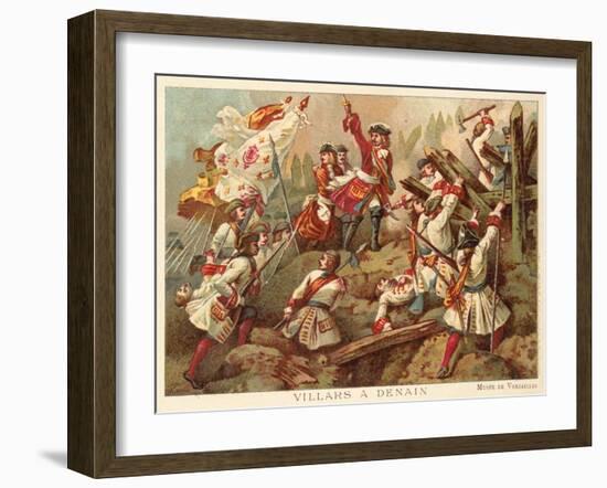 Marshal Villars at the Battle of Denain, France, 1712-Jean Alaux-Framed Giclee Print