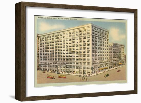 Marshall Field and Co., Chicago, Illinois-null-Framed Art Print