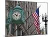 Marshall Field Building Clock, Now Macy's Department Store, Chicago, Illinois, USA-Amanda Hall-Mounted Photographic Print