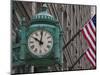 Marshall Field Building Clock, Now Macy's Department Store, Chicago, Illinois, USA-Amanda Hall-Mounted Photographic Print