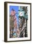 Marshall Field Building Clock, State Street, Chicago, Illinois, United States of America-Amanda Hall-Framed Photographic Print