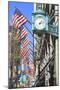 Marshall Field Building Clock, State Street, Chicago, Illinois, United States of America-Amanda Hall-Mounted Photographic Print