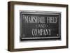 Marshall Field Plaque-Steve Gadomski-Framed Photographic Print