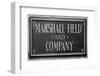 Marshall Field Plaque-Steve Gadomski-Framed Photographic Print