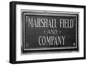 Marshall Field Plaque-Steve Gadomski-Framed Photographic Print