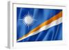 Marshall Islands Flag-daboost-Framed Premium Giclee Print