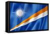 Marshall Islands Flag-daboost-Framed Stretched Canvas