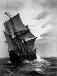 The Mayflower, Engraved and Pub. by John A. Lowell, Boston, 1905-Marshall Johnson-Framed Giclee Print