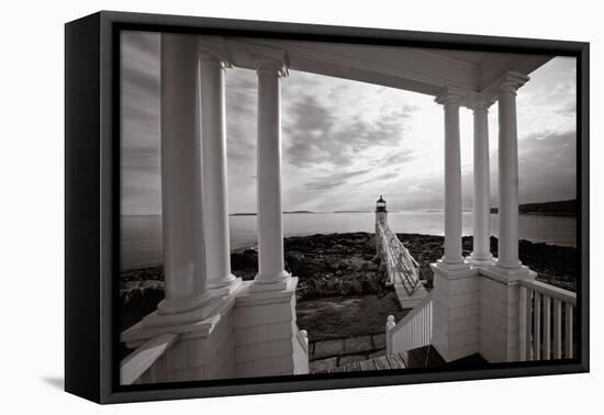 Marshall Point Light, Maine-George Oze-Framed Stretched Canvas