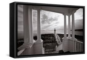 Marshall Point Light, Maine-George Oze-Framed Stretched Canvas