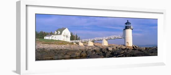 Marshall Point Lighthouse from 1832, Penobscot Bay, Port Clyde, Maine-null-Framed Photographic Print