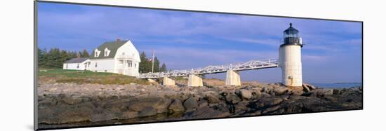 Marshall Point Lighthouse from 1832, Penobscot Bay, Port Clyde, Maine-null-Mounted Photographic Print