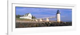 Marshall Point Lighthouse from 1832, Penobscot Bay, Port Clyde, Maine-null-Framed Photographic Print