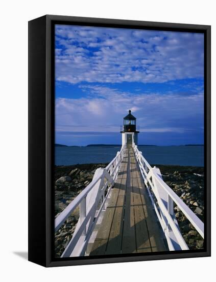 Marshall Point Lighthouse-James Randklev-Framed Stretched Canvas