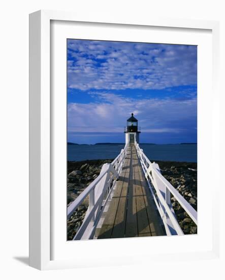 Marshall Point Lighthouse-James Randklev-Framed Photographic Print