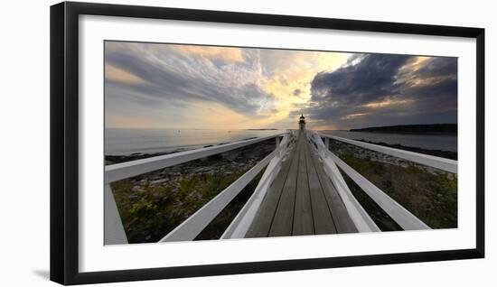 Marshall Point Panorama, Maine-George Oze-Framed Photographic Print