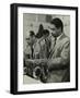 Marshall Royal and Frank Wess, Saxophonists with the Count Basie Orchestra, C1950S-Denis Williams-Framed Photographic Print