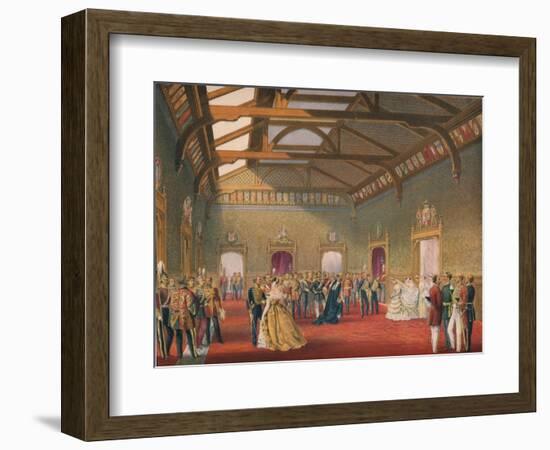 'Marshalling The Procession of the Bride', 1863-Robert Dudley-Framed Giclee Print