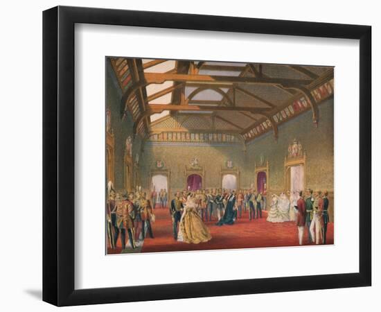 'Marshalling The Procession of the Bride', 1863-Robert Dudley-Framed Giclee Print